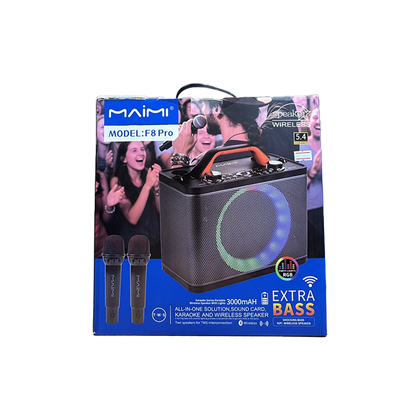 Maimi F8 Pro Karaoke Bluetooth Speaker