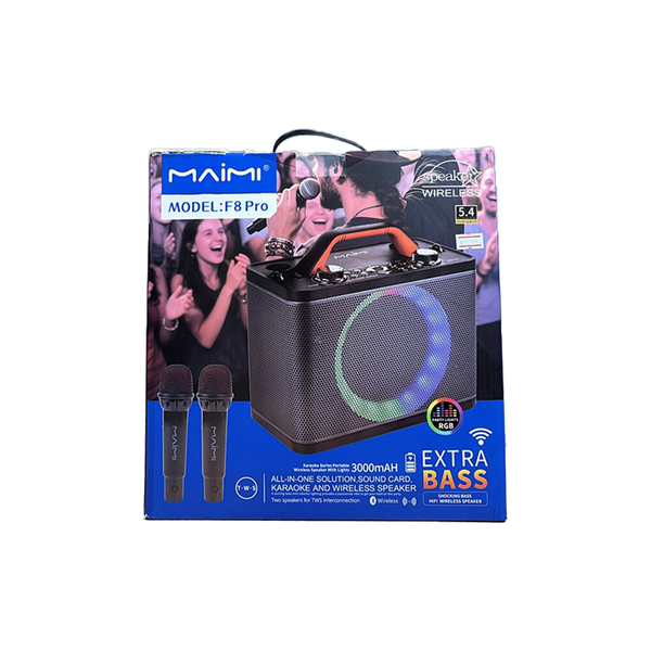 Maimi F8 Pro Karaoke Bluetooth Speaker