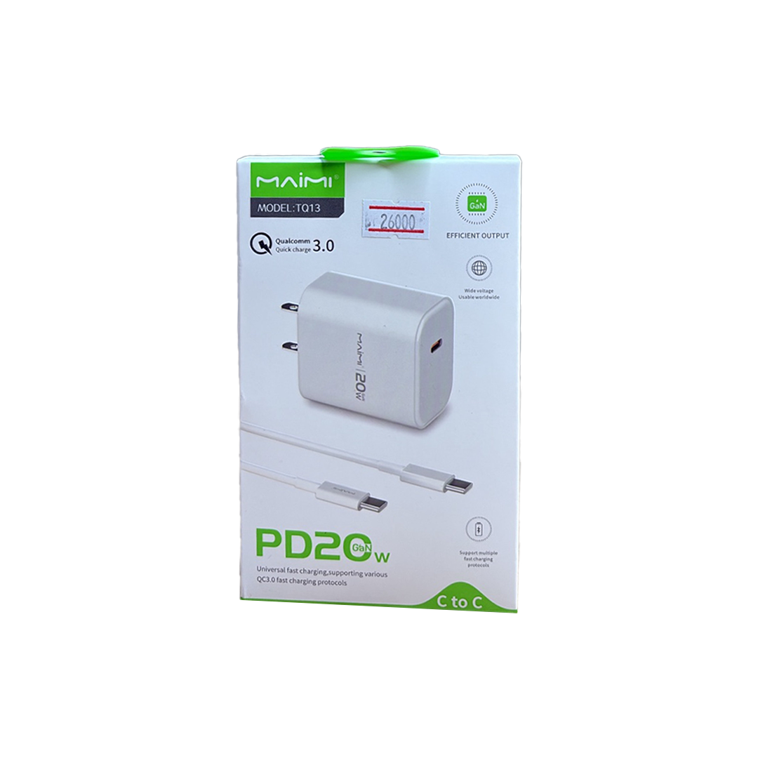 Maimi TQ13 PD20W Charger&Cable C to C product image