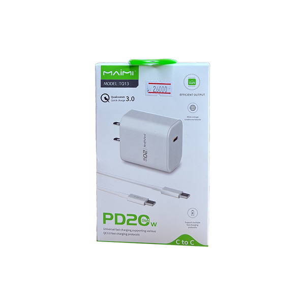 Maimi TQ13 20W USB-C Charger & Cable